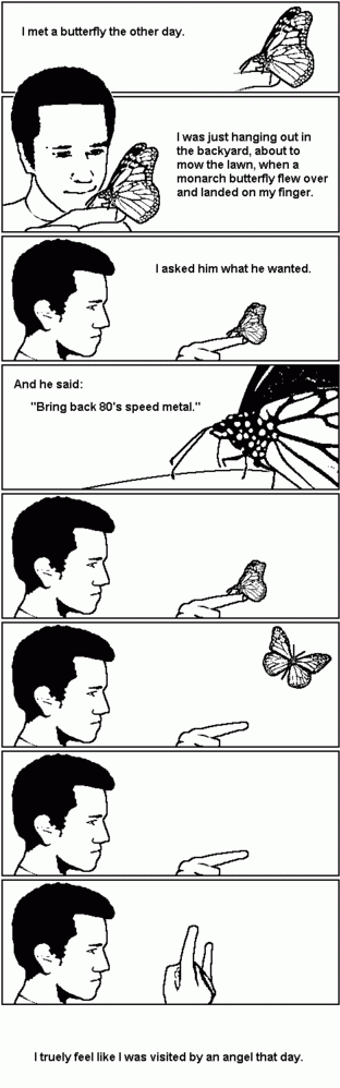 Butterfly comic
